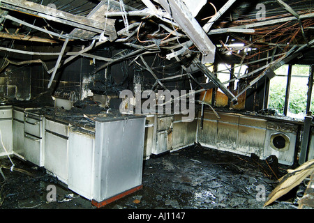 Fire Damaged School Classroom Brass Bell Covered in Soot Stock Photo ...