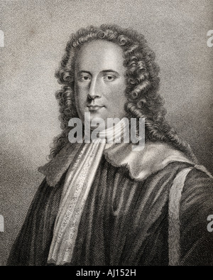 John Shute Barrington, 1st Viscount Barrington, 1678 - 1734. English lawyer and theologian. Stock Photo