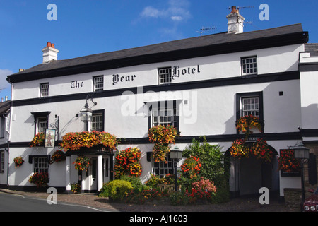 The Bear Hotel gastro pub in Crickhowell Powys Wales UK Stock Photo