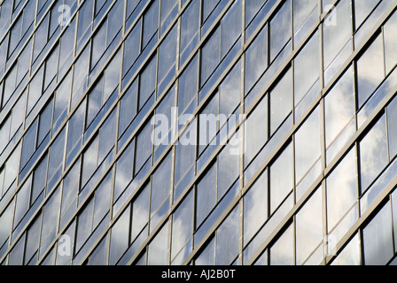 High Rise Skyscraper Building Detail Windows Stock Photo