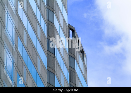High Rise Skyscraper Building Detail Windows Stock Photo