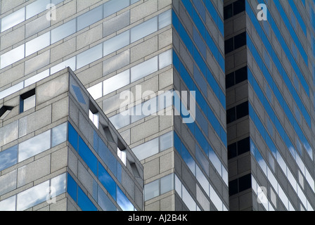 High Rise Skyscraper Building Detail Windows Stock Photo