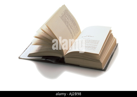 Open Book Lying Stock Photo