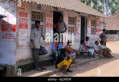 South India Kerela Local Caption Calicut town Stock Photo