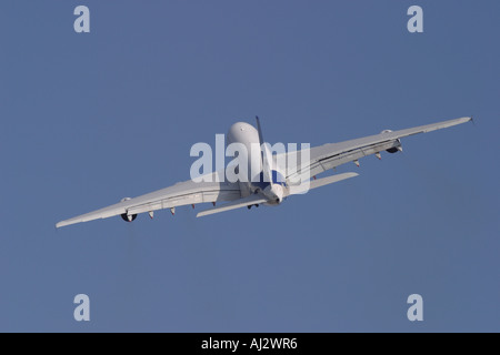Airbus A380 in flight just after take off Stock Photo - Alamy