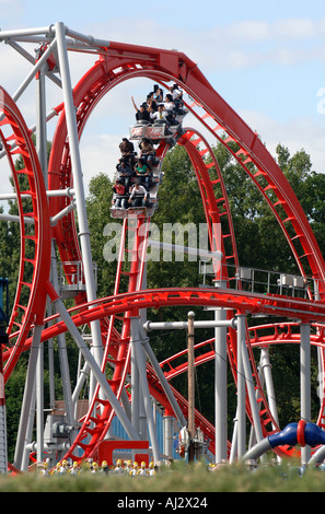 G Force ride at Drayton Manor Theme Park Tamworth Staffordshire