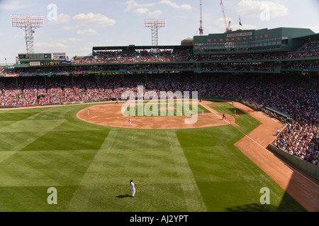 Looking Down Green Monster Seats Fenway Stock Photo 2009341