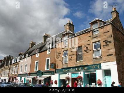 exterior of award winning Anstruther fish bar Fife Scotland  August 2006 Stock Photo