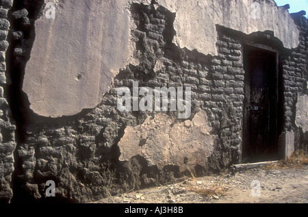Ruined house in western Cordoba, Argentina Stock Photo