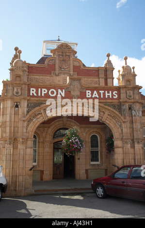 Ripon Spa Baths Park Street Ripon Town Centre North Yorkshire England Stock Photo