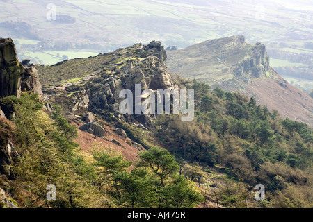 The Roaches, Staffordshire Moorlands, England Stock Photo