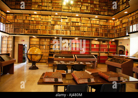 Interior, 'Biblioteca Planettiana', Jesi,library, Interior, 'Biblioteca Planettiana', Jesi,library, Stock Photo
