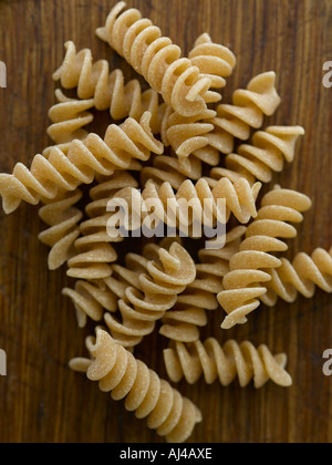 Wholewheat pasta fusilli - high end Hasselblad 61mb digital image Stock Photo