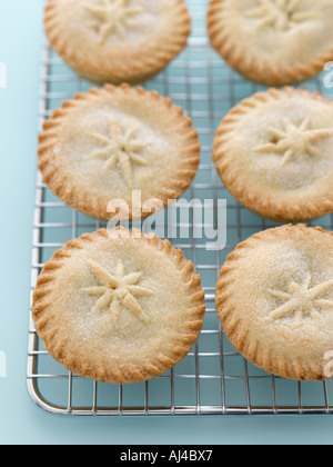 Mince pies shot with Hasselblad medium format digital Stock Photo