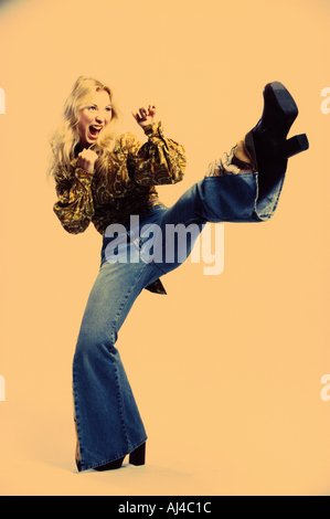 Bell bottom jeans 1970s hi-res stock photography and images - Alamy