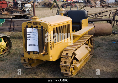 Antique 1921 Caterpillar Model 10 Tractor on Display at Heritage Festival Lanesville Indiana Stock Photo