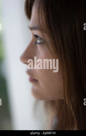 young beautiful brunette woman Stock Photo