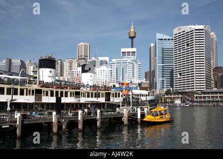 South Steyne floating function centre restaurant in Darling Harbour Sydney New South Wales NSW Australia Stock Photo