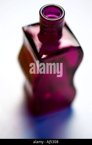 single glass decorative bottle Stock Photo