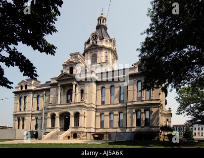 Parke County Courthouse Rockville Indiana Stock Photo