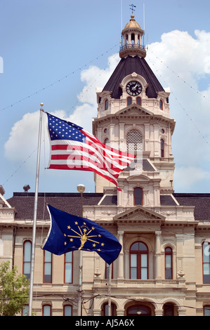 Parke County Courthouse Rockville Indiana Stock Photo