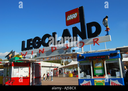 Legoland Windsor Resort Entrance sign, London, England, United Kingdom ...