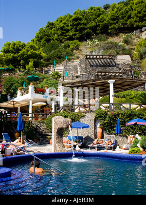 aphrodite thermal baths, Ischia, Italy Stock Photo