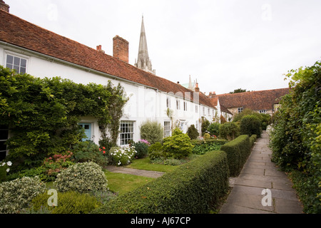 Cottages Canon Lane Chichester Cathedral Chichester West Sussex England