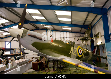 West Sussex Chichester Tangmere Military Aviation Museum Mk5a Supermarine Spitfire Stock Photo