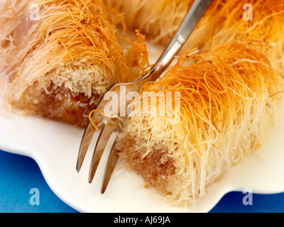 KADAYIF PASTRIES Stock Photo