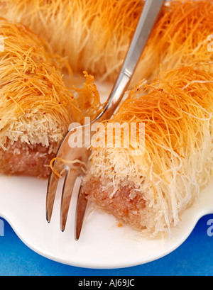 KADAYIF PASTRIES Stock Photo