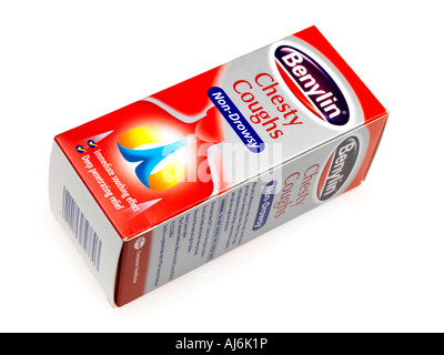 Benylin Chesty Cough Medicine Stock Photo