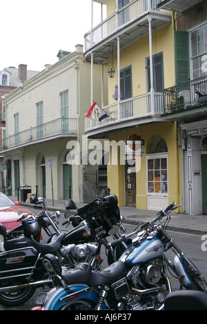 Street scene New Orleans LA Stock Photo