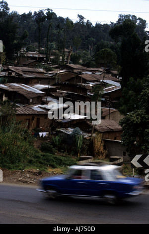 Slums in Addis Ababa , Ethiopia , Africa Stock Photo - Alamy