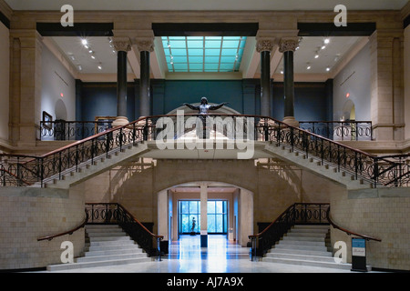 Interior view of Cincinnati Art Museum in Eden park, Cincinnati, Ohio. Stock Photo