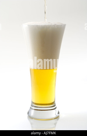 pouring beer Stock Photo