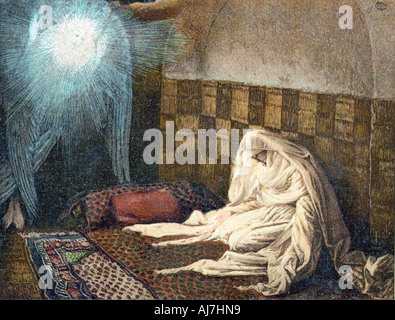 The Annunciation, 1897. Artist: James Tissot Stock Photo