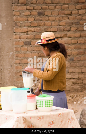 The Miners market in Potosi, Bolivia Stock Photo