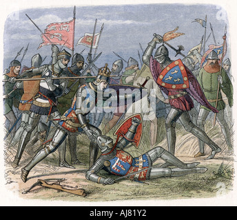 The Hundred Years' War. The Battle Of Crecy August 26th, 1346 The Stock ...