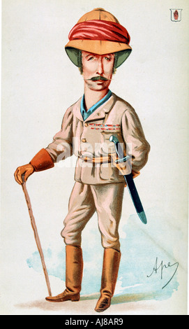 Viscount Wolsley, British soldier, 1874.  Artist: Carlo Pellegrini Stock Photo