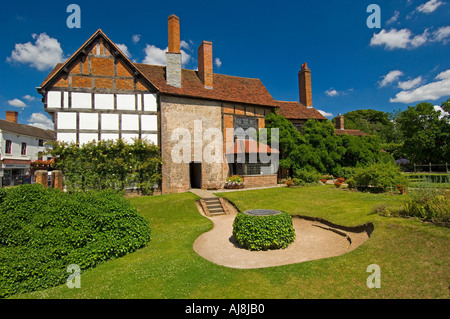 Stratford upon Avon Nash s House and New Place where William Shakespere probably died Stock Photo