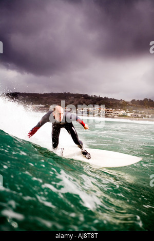 Surfing in La Jolla, California Stock Photo - Alamy