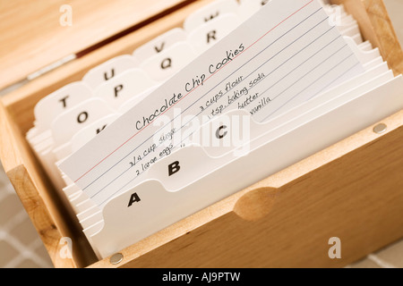 Recipe Box Stock Photo