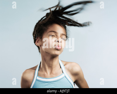 Portrait of Young Girl Stock Photo