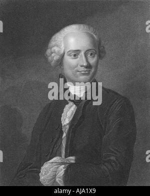 Jean le Rond d'Alembert, 18th century French philosopher and mathematician, 1834. Artist: Unknown Stock Photo