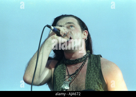 U2 lead singer Bono For editorial only Stock Photo