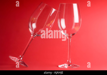 wine glasses Stock Photo