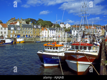 Fishing boats, Pittenweem harbour, Fife Stock Photo - Alamy