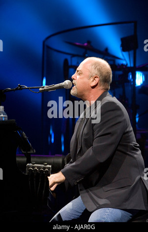 Billy Joel performs at the John Paul Jones Arena in Charlottesville, VA on February 23, 2007. Stock Photo