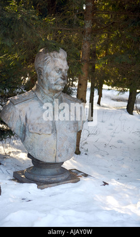 Stalin s stature Gruto Parkas Druskinikaj Lithuania Stock Photo